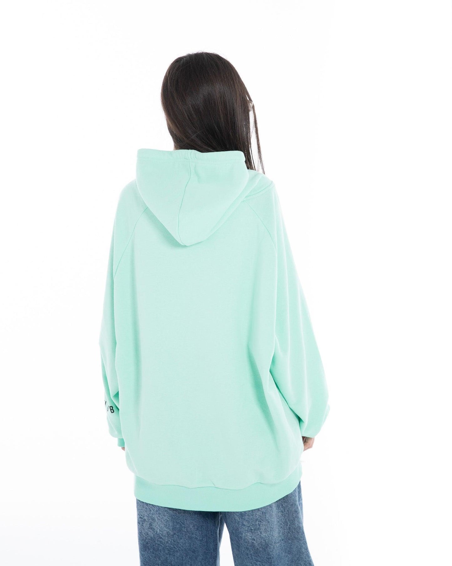 Women’s Oversized Mint Green Hoodie