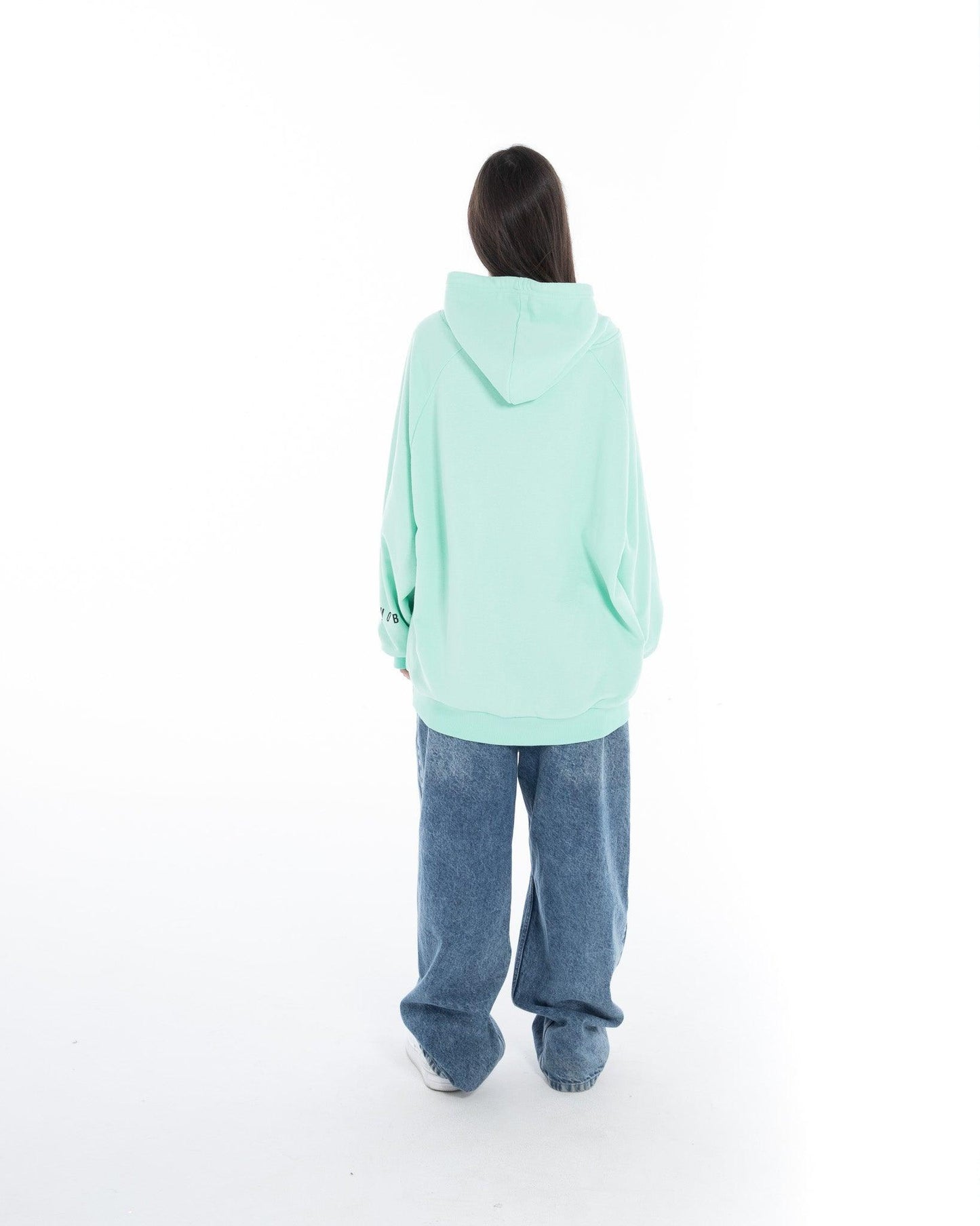 Women’s Oversized Mint Green Hoodie