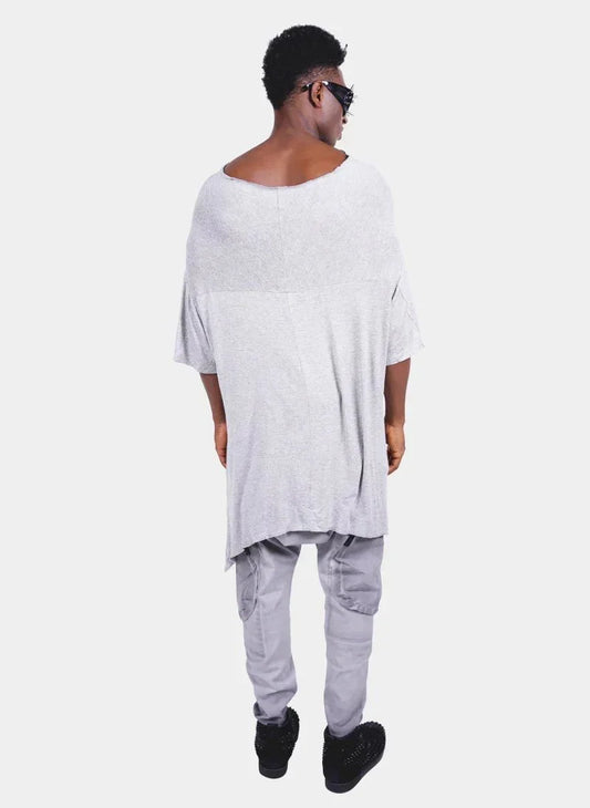 Oversized Asymmetrical T-Shirt for Men