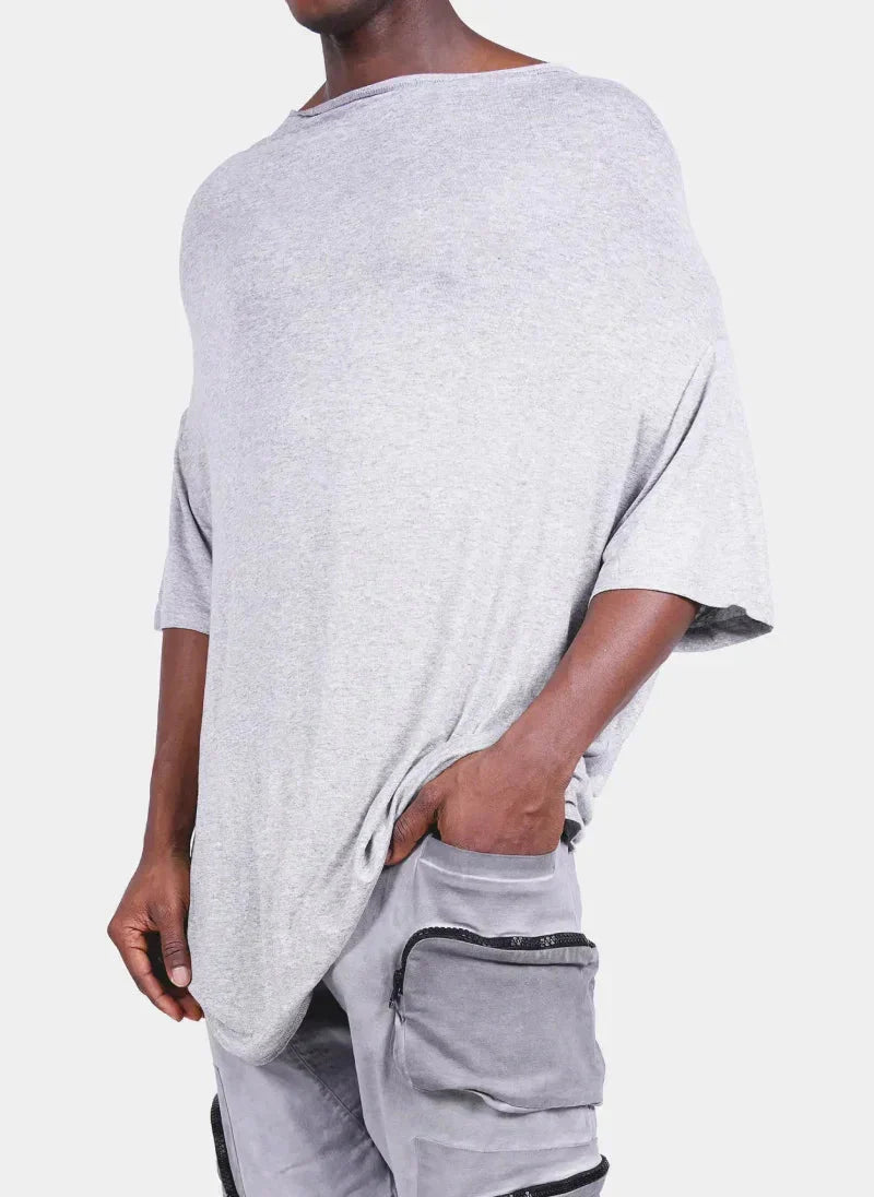 Oversized Asymmetrical T-Shirt for Men