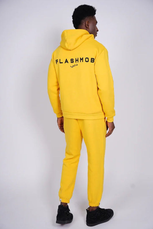 Oversized Embroidered Signature Zip Hoodie & Jogger Set FM