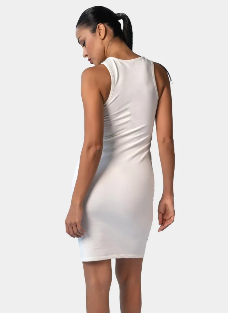 Oversized Graphic Tank Dress for Women