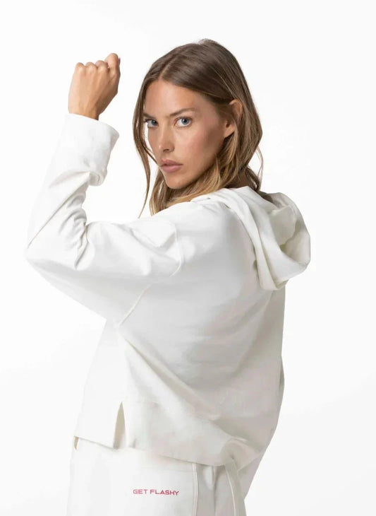 Oversized Patch Hoodie & Jogger Set for Women
