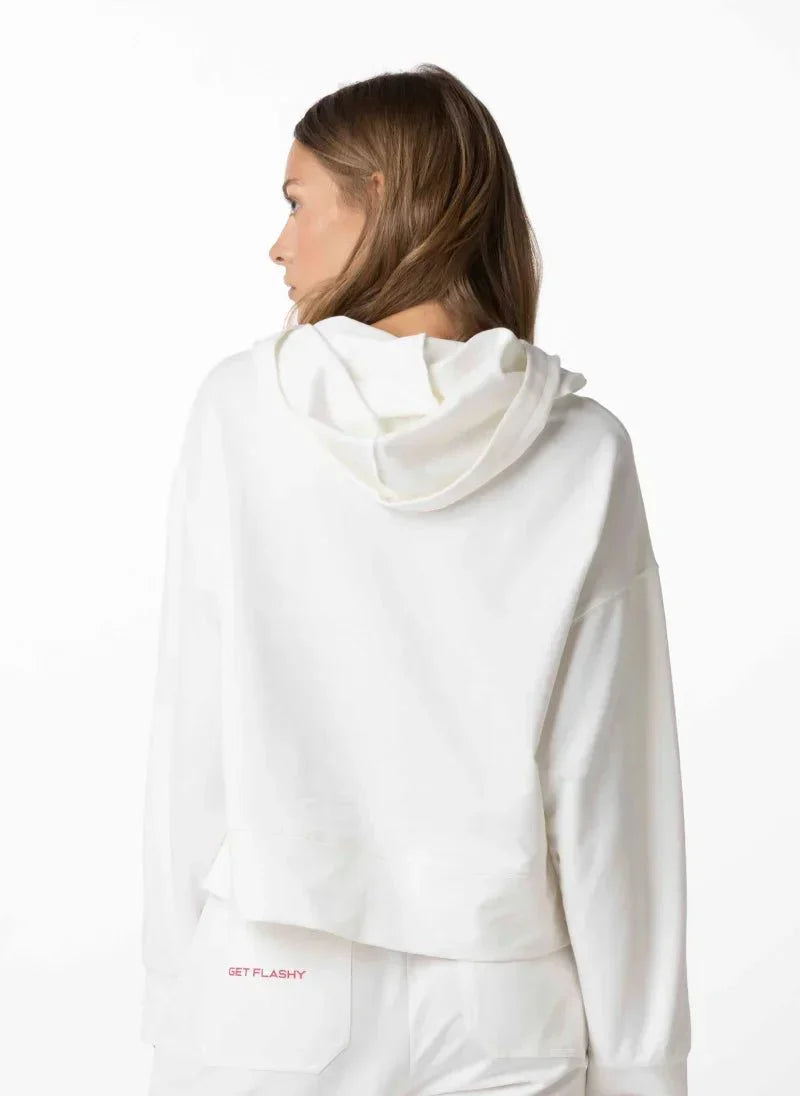 Oversized Patch Hoodie & Jogger Set for Women