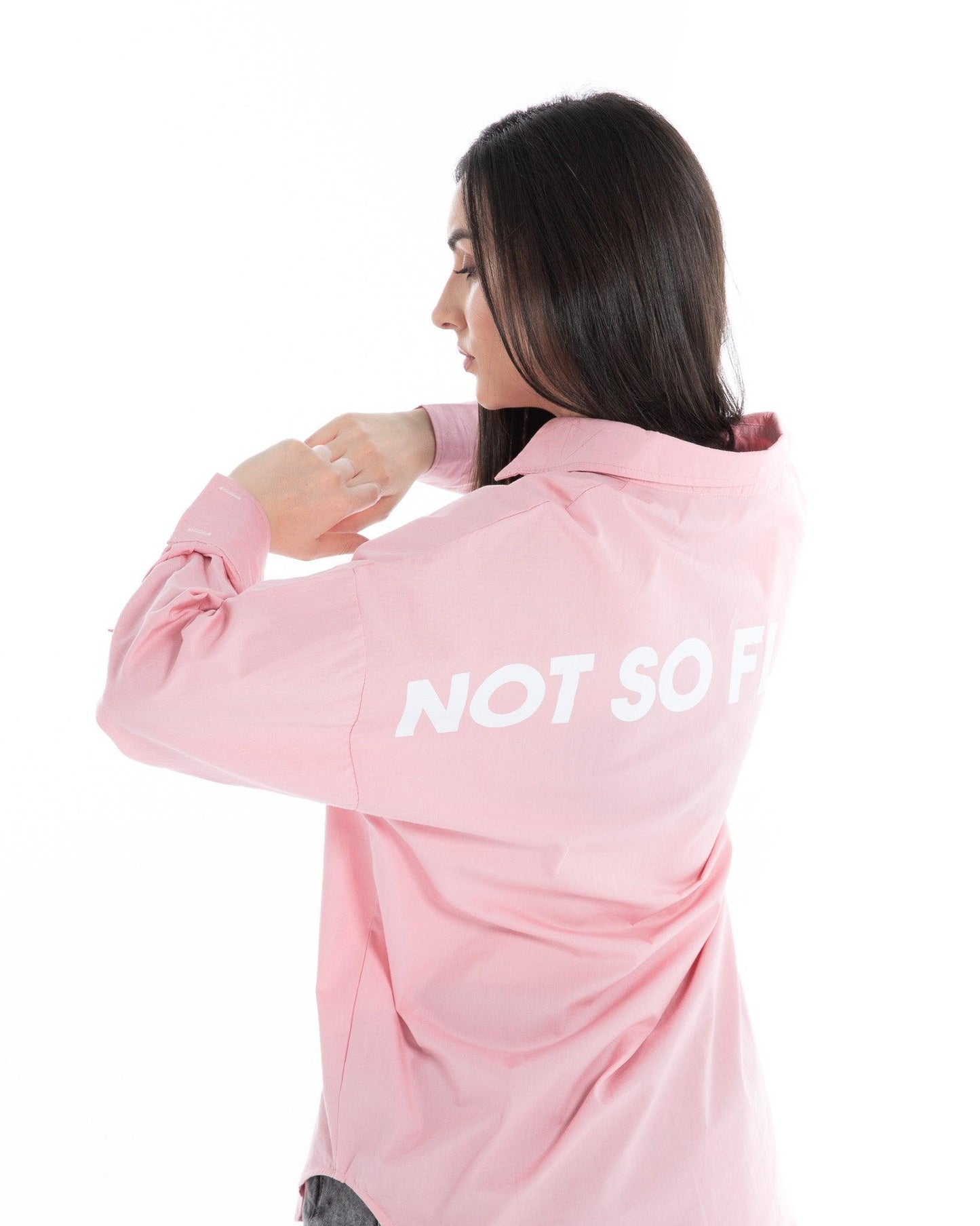 Women’s Oversized Full-Sleeve Printed Shirt – FM Streetwear