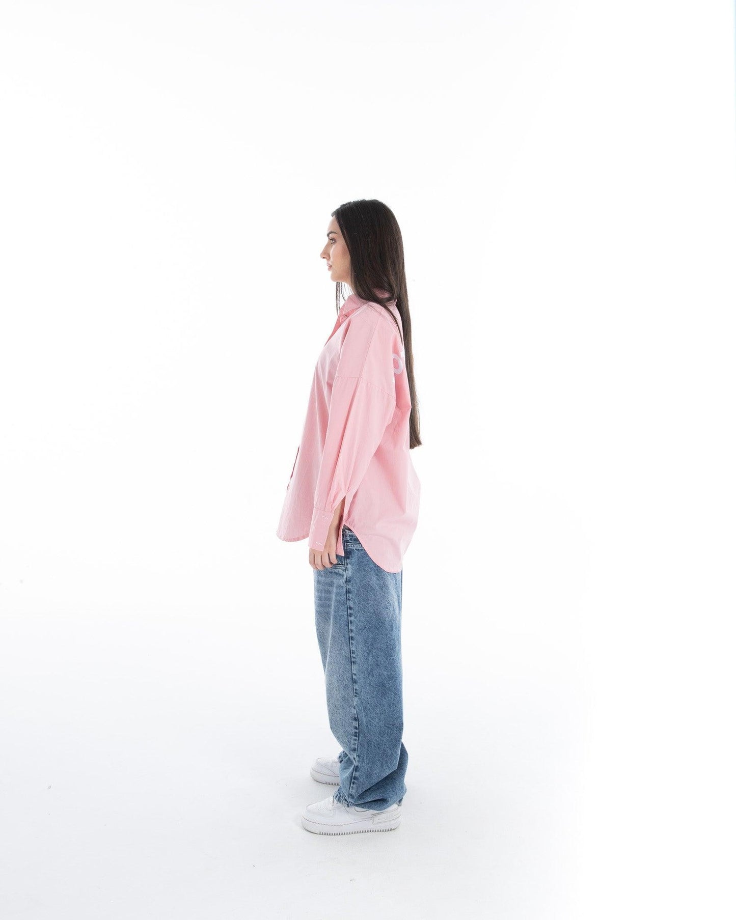 Women’s Oversized Full-Sleeve Printed Shirt – FM Streetwear