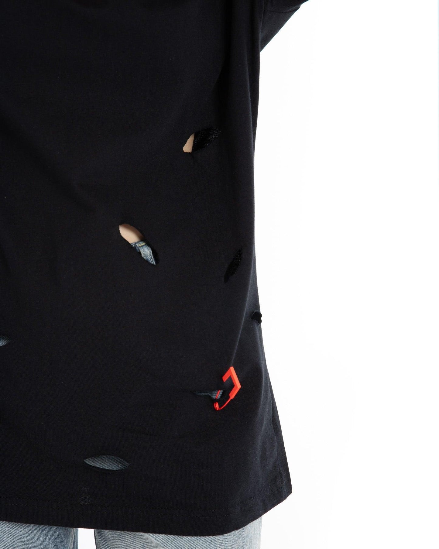 Women’s Oversized Torn Graphic T-Shirt – FM Streetwear