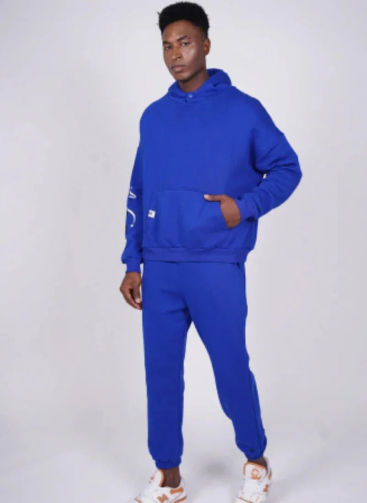 Oversized Sleeve Print Hoodie & Jogger Set – FM Signature Streetwear