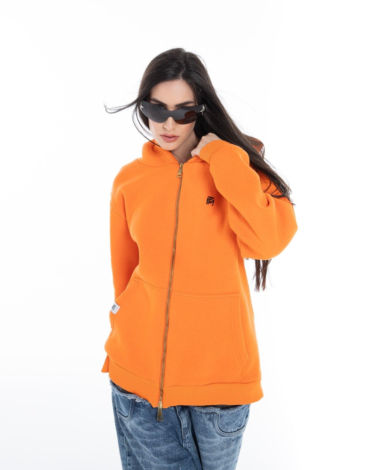 Women’s Oversized Zip-Up Hoodie