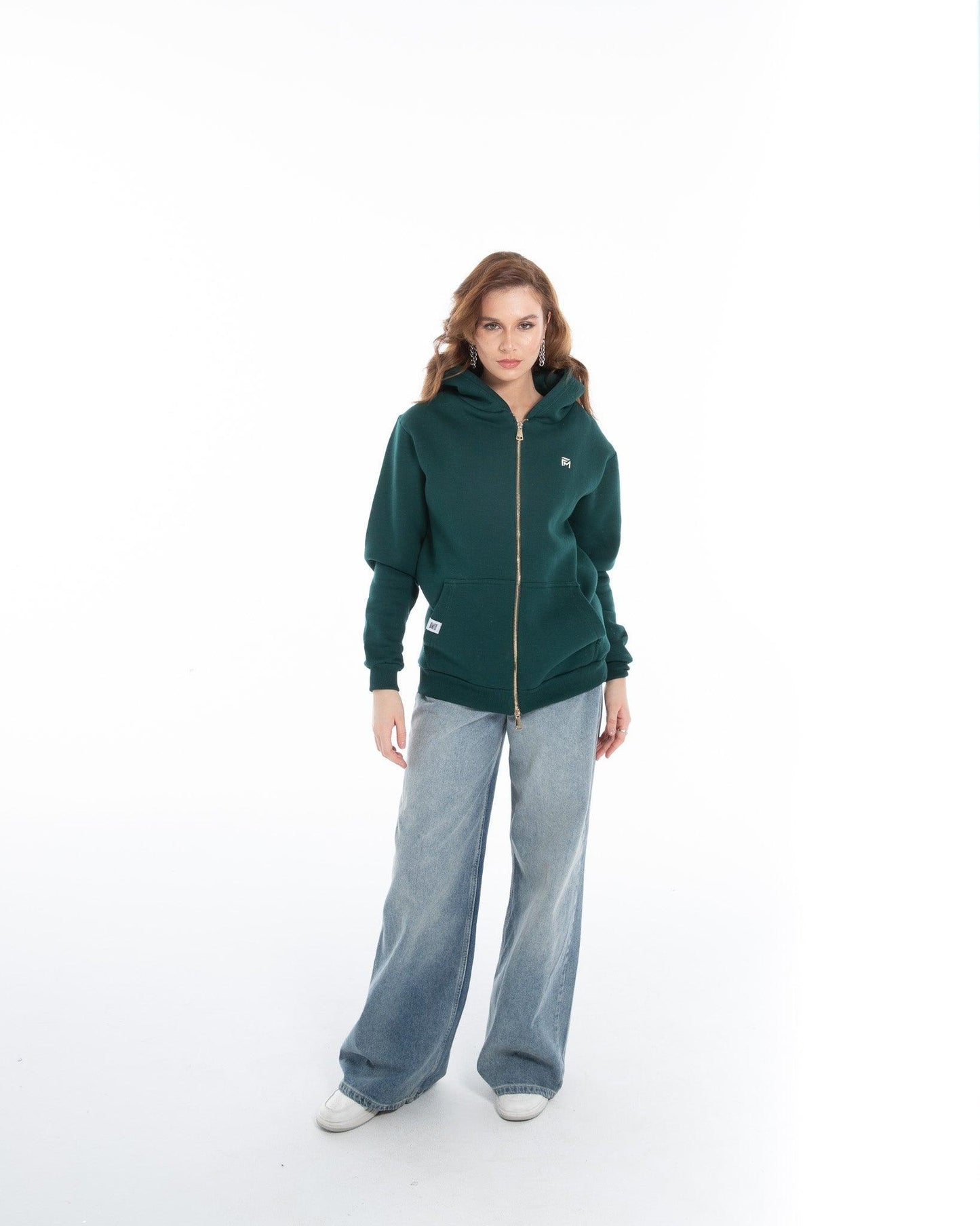 Women’s Oversized Zip-Up Hoodie