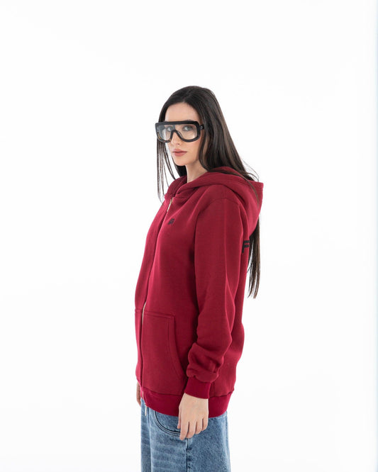 Women’s Oversized Zip-Up Hoodie