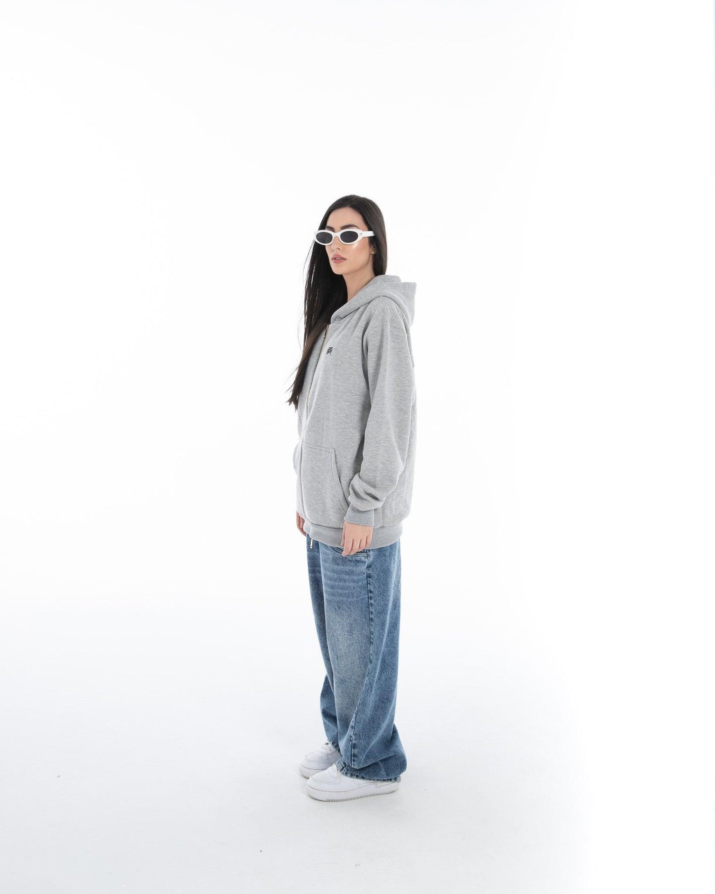 Women’s Oversized Zip-Up Hoodie