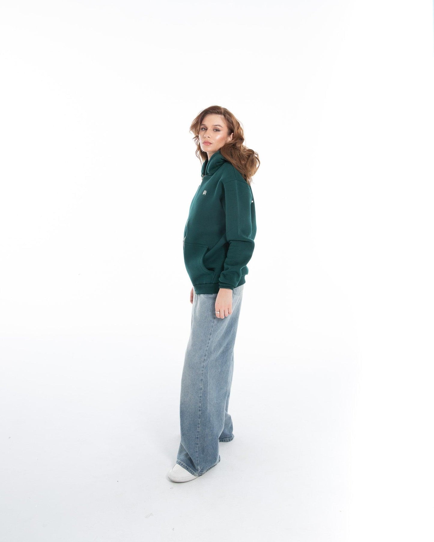 Women’s Oversized Zip-Up Hoodie