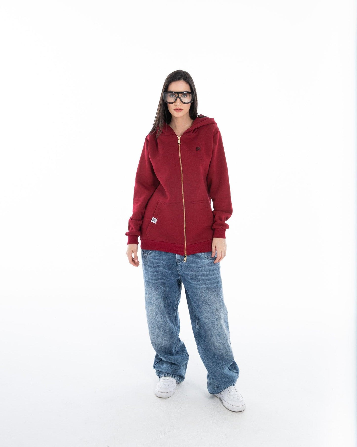 Women’s Oversized Zip-Up Hoodie