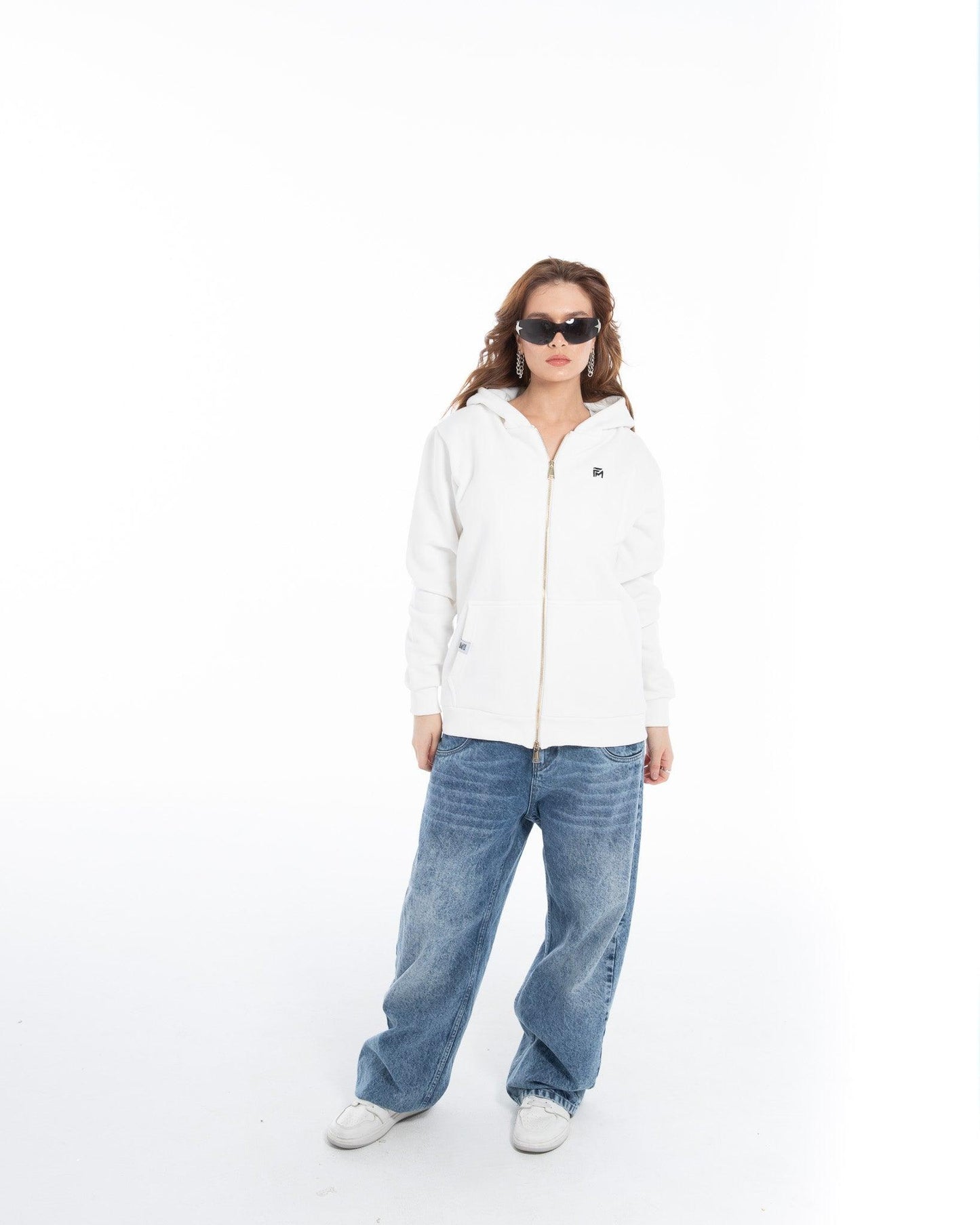 Women’s Oversized Zip-Up Hoodie