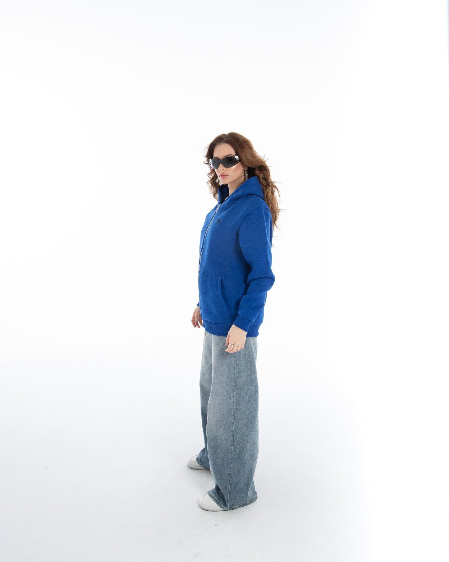 Women’s Oversized Zip-Up Hoodie