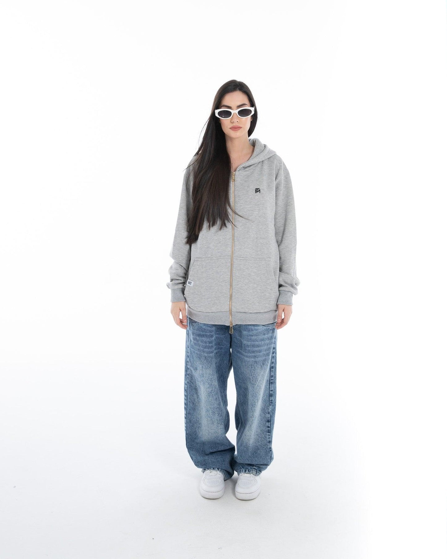 Women’s Oversized Zip-Up Hoodie