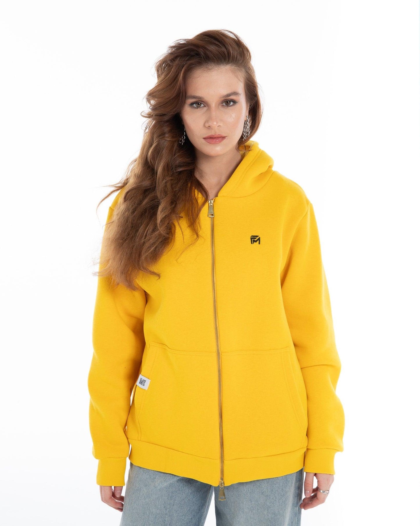 Women’s Oversized Zip-Up Hoodie