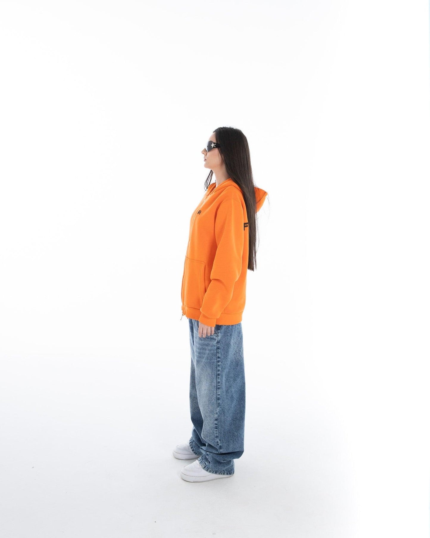 Women’s Oversized Zip-Up Hoodie