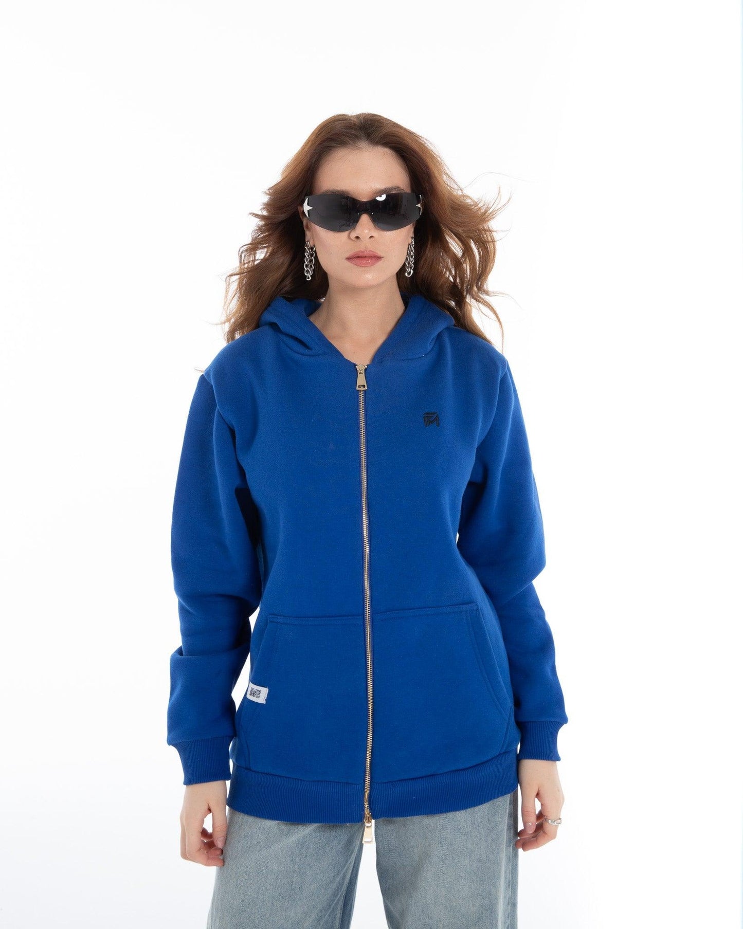 Women’s Oversized Zip-Up Hoodie