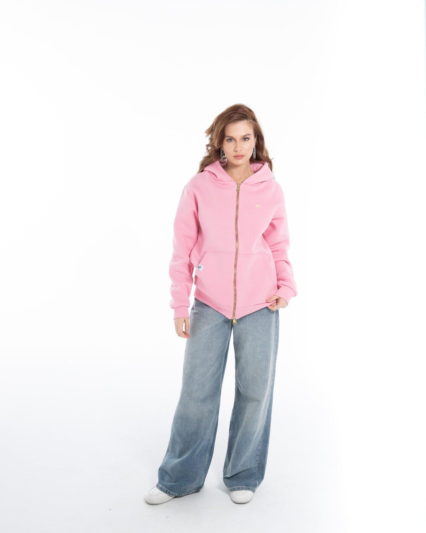 Women’s Oversized Zip-Up Hoodie