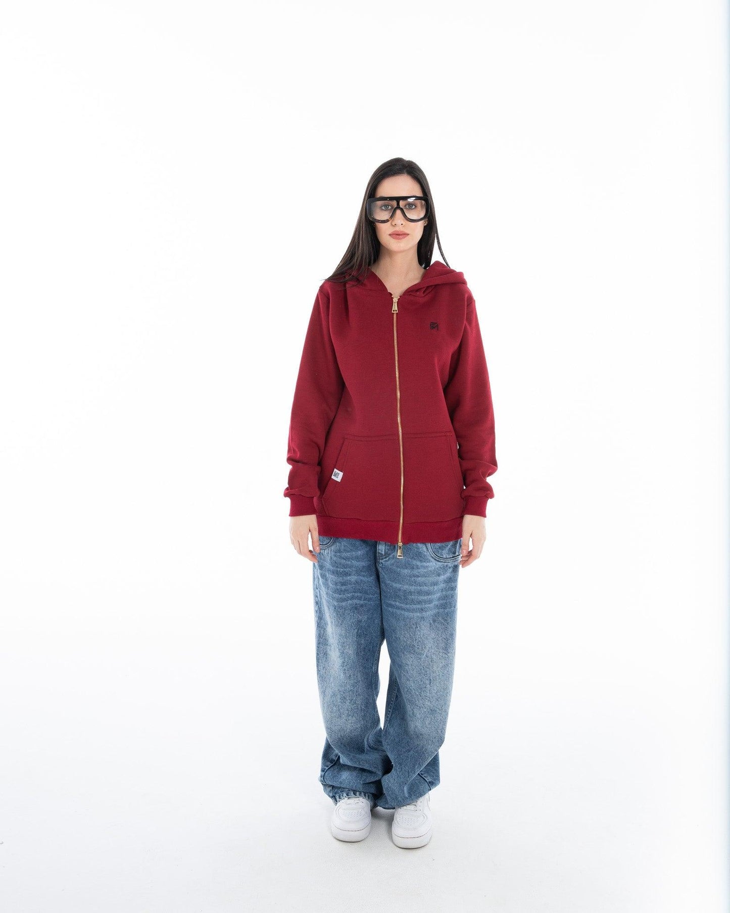 Women’s Oversized Zip-Up Hoodie