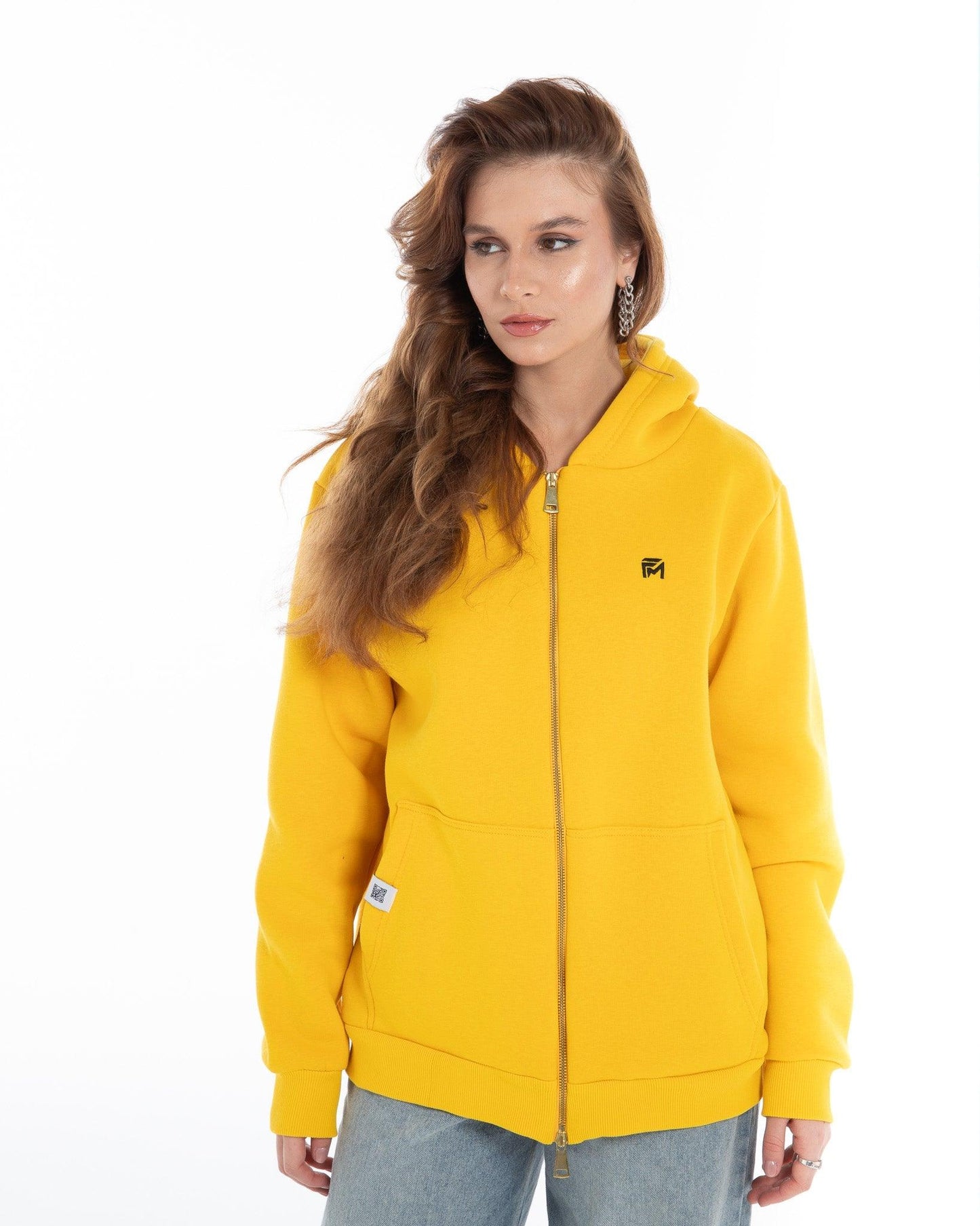 Women’s Oversized Zip-Up Hoodie