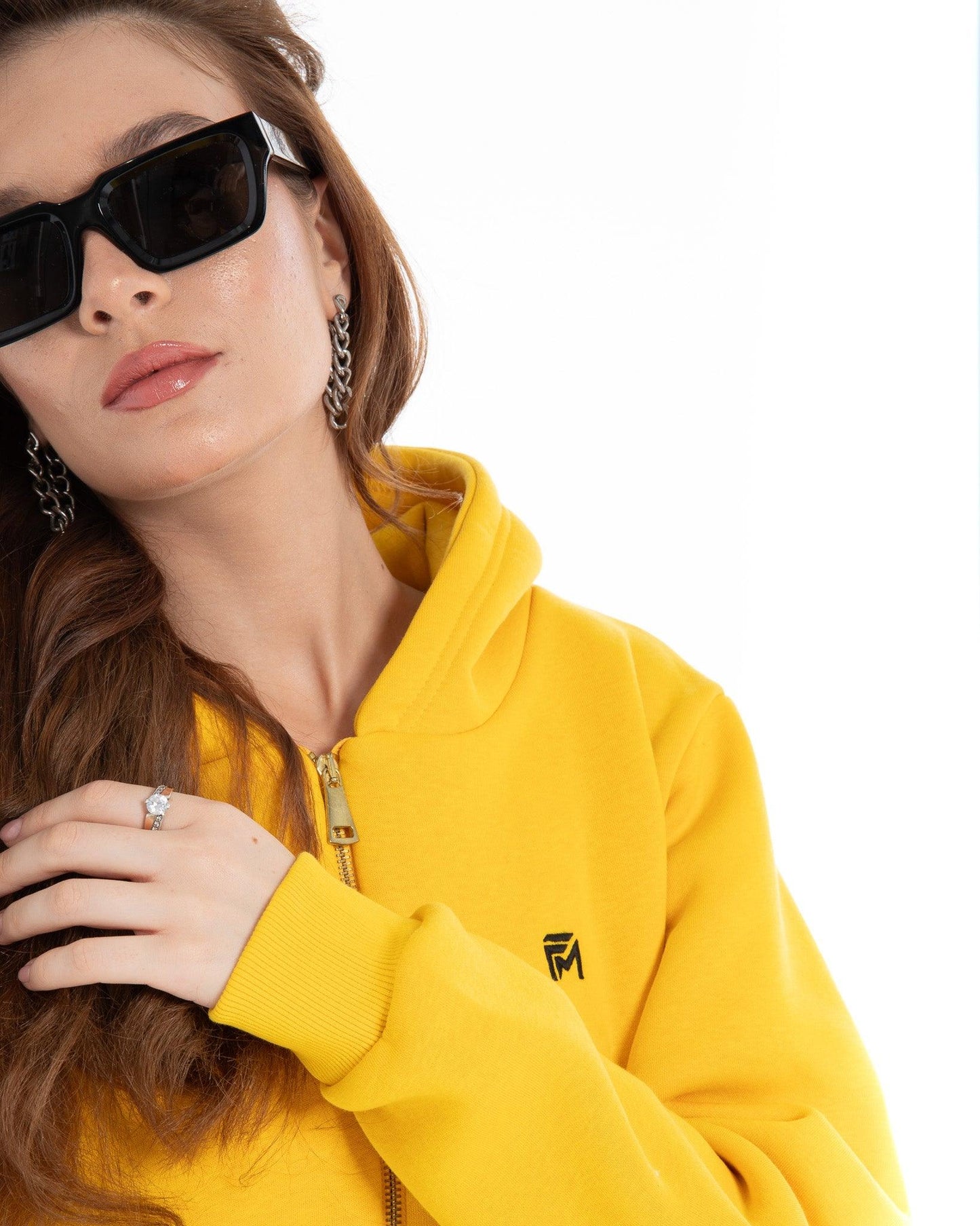 Women’s Oversized Zip-Up Hoodie