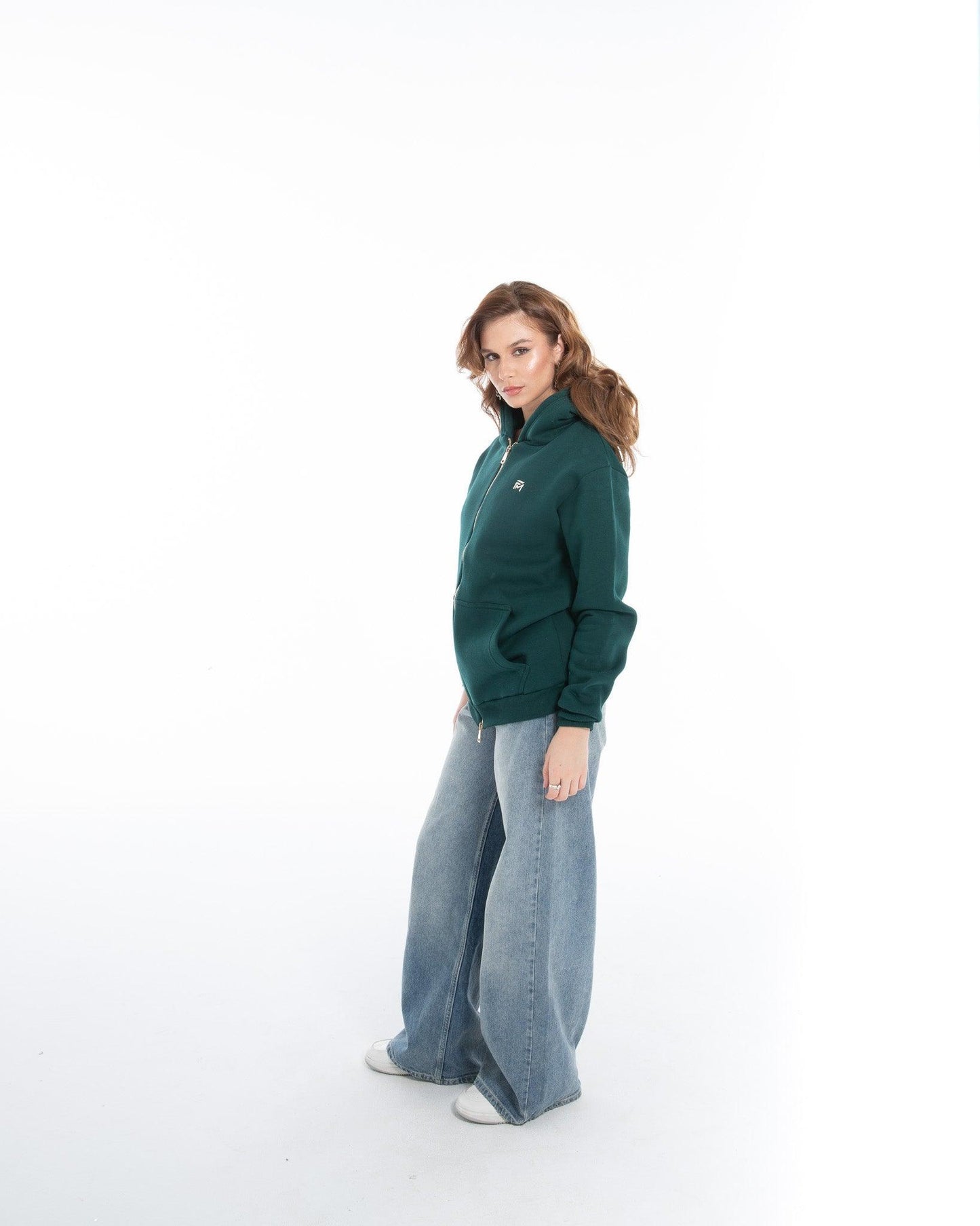 Women’s Oversized Zip-Up Hoodie
