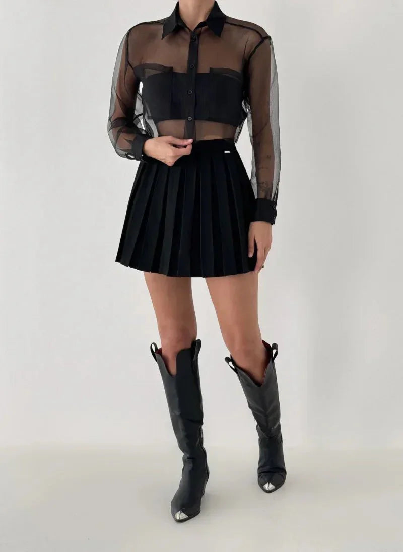 Pleated Mini Skirt – FM Womenswear