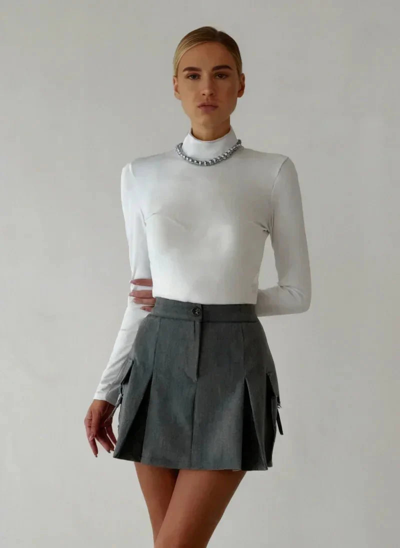 Pleated Mini Skirt – FM Womenswear