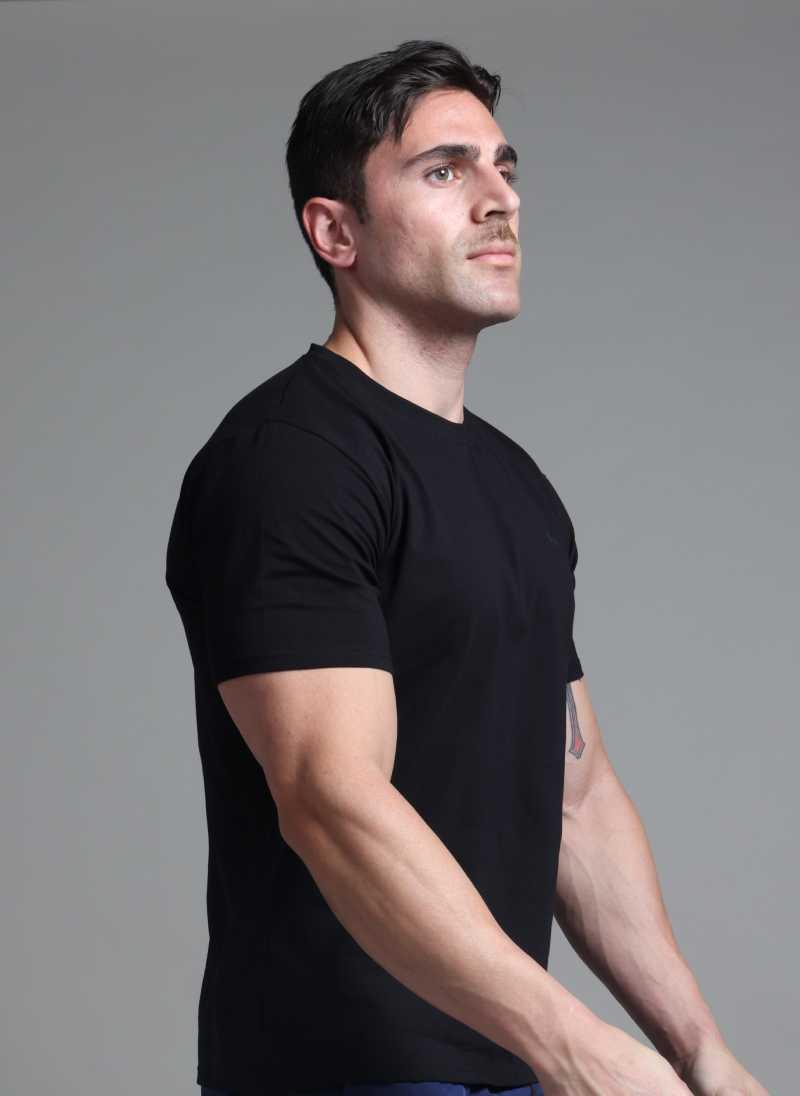 Premium Fitted Crewneck T-Shirt for Men