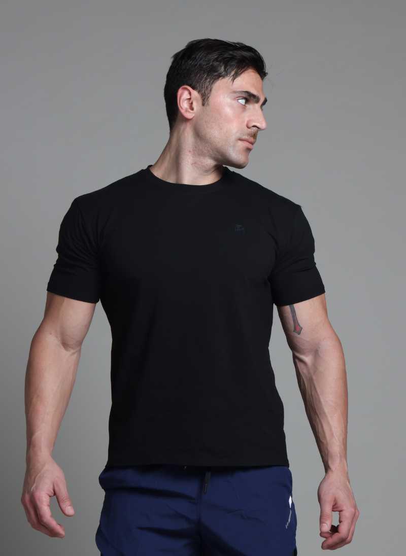 Premium Fitted Crewneck T-Shirt for Men