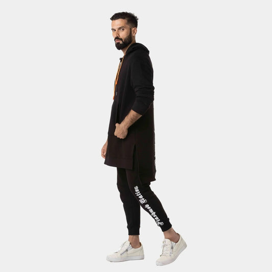 Men’s Printed Black Jogger Pants – FM Streetwear
