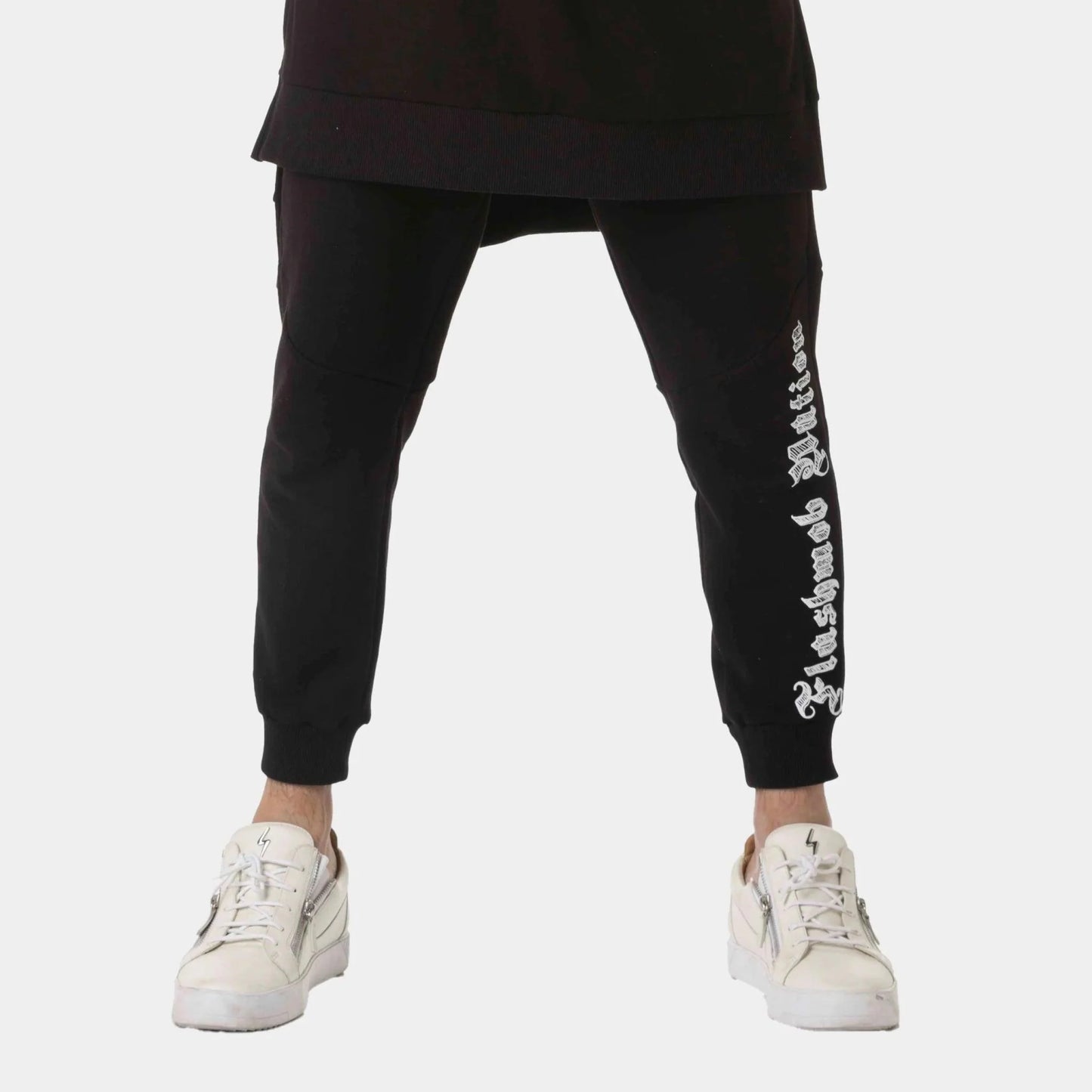 Men’s Printed Black Jogger Pants – FM Streetwear