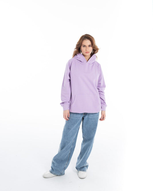 Women’s Soft Lilac Oversized Hoodie – FM Streetwear