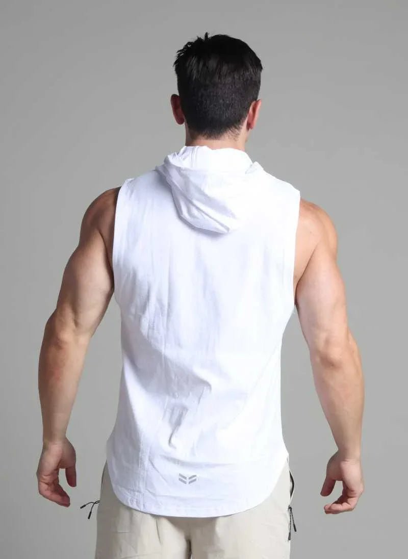 Sleeveless Workout Hoodie for Men
