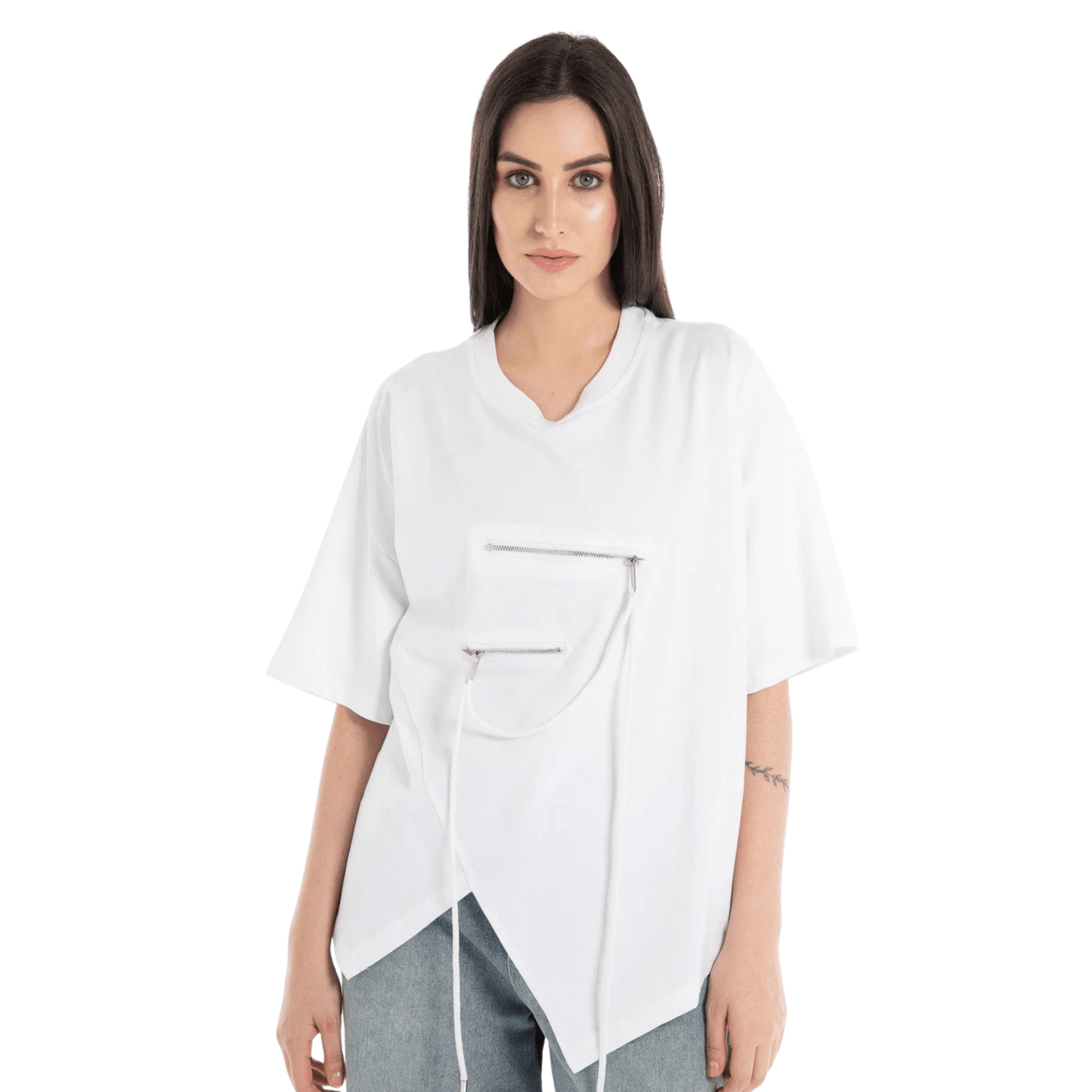 Women’s Asymmetric Streetwear Tee