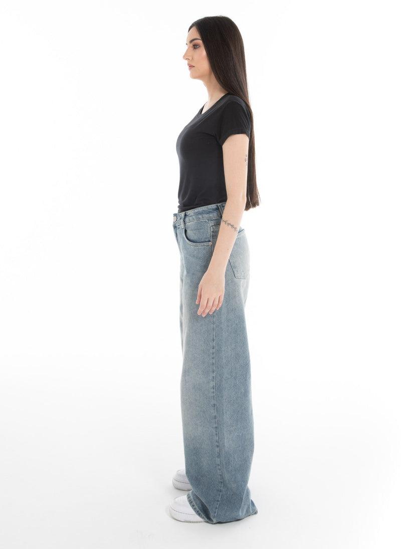 Women’s Baggy Denim Jeans – FM Signature Streetwear